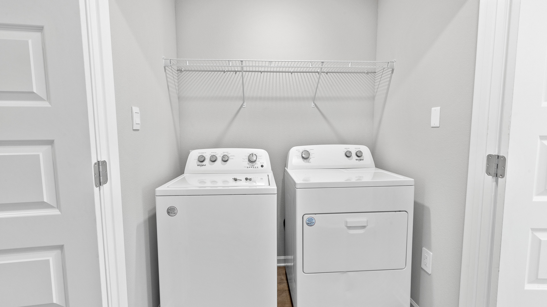 Laundry room inside the Aldridge