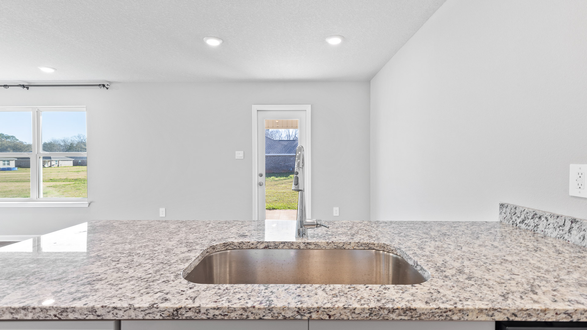 Gourmet sink inside the Aldridge kitchen