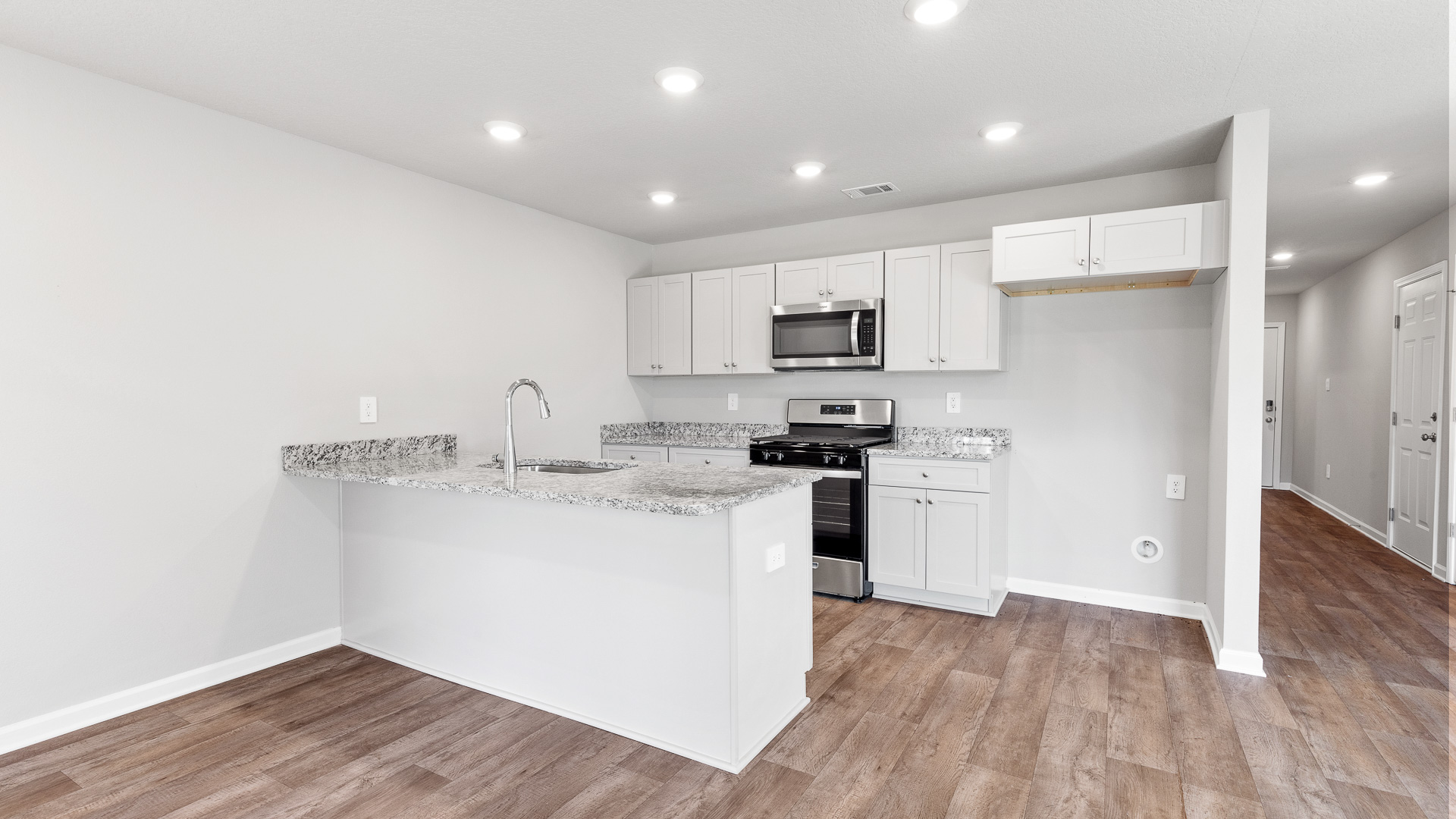 Spacious kitchen inside the Aldridge