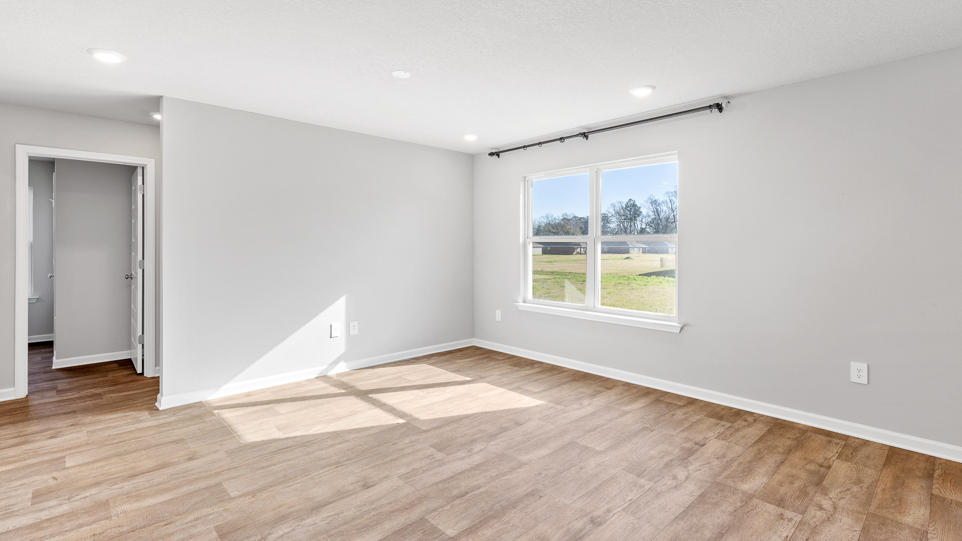 Naturally lit dining area