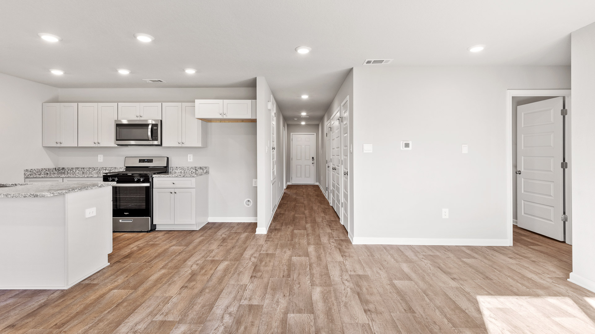 Hallway into the main area