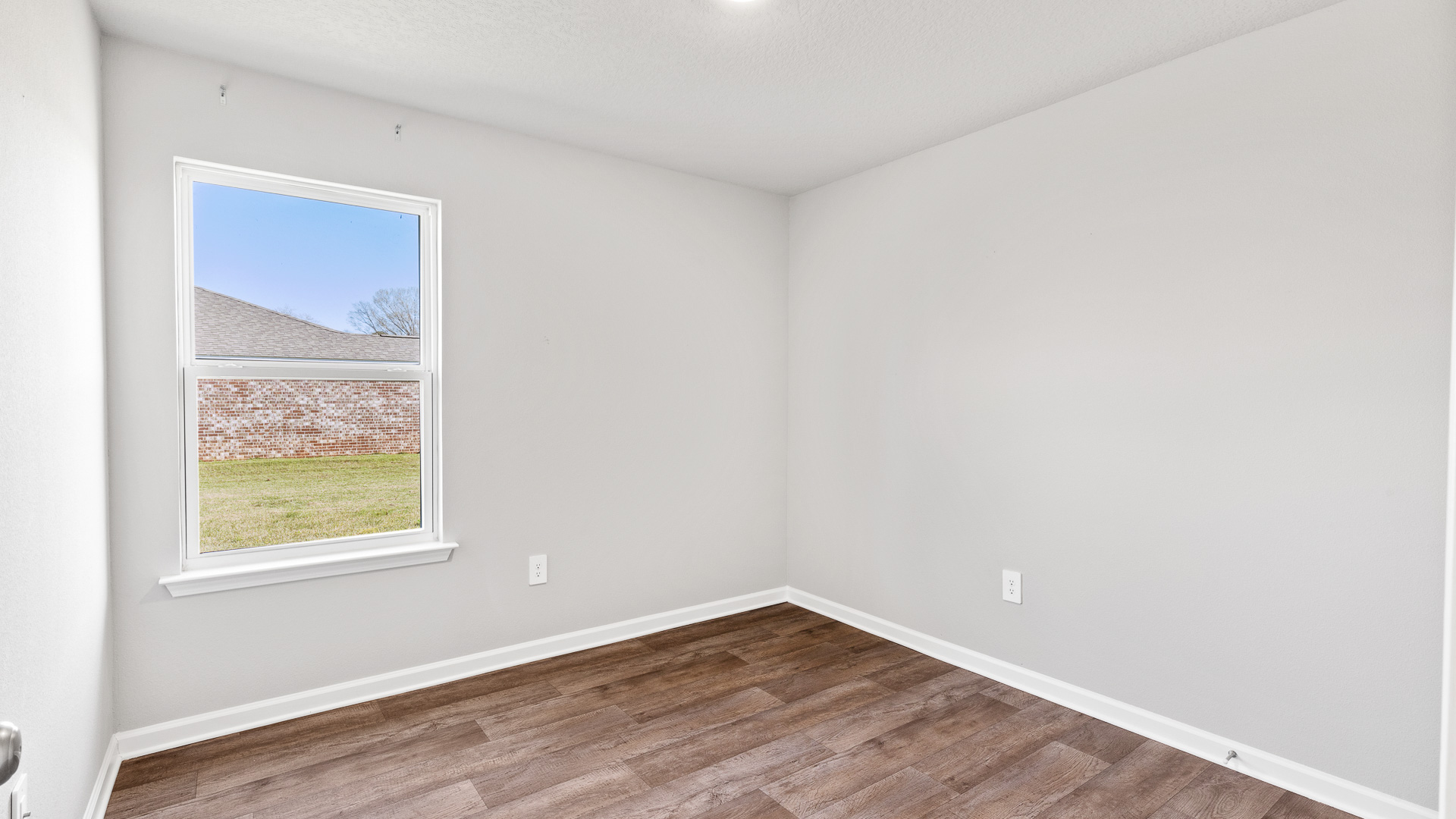 Naturally lit bedroom