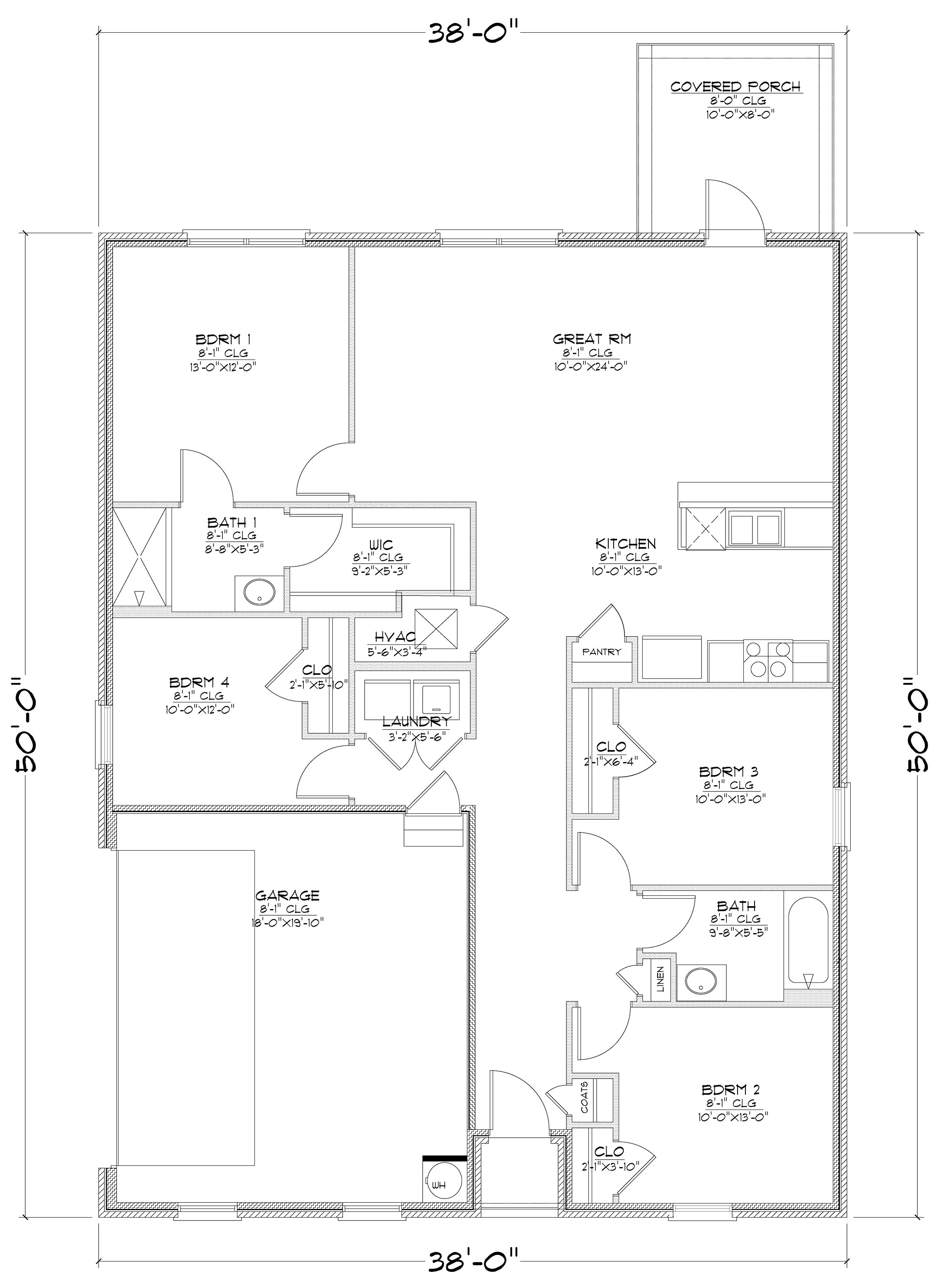 The Freeport floor plan