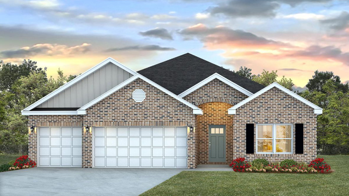 Floor Plan in Firefly Lucedale, MS D.R. Horton