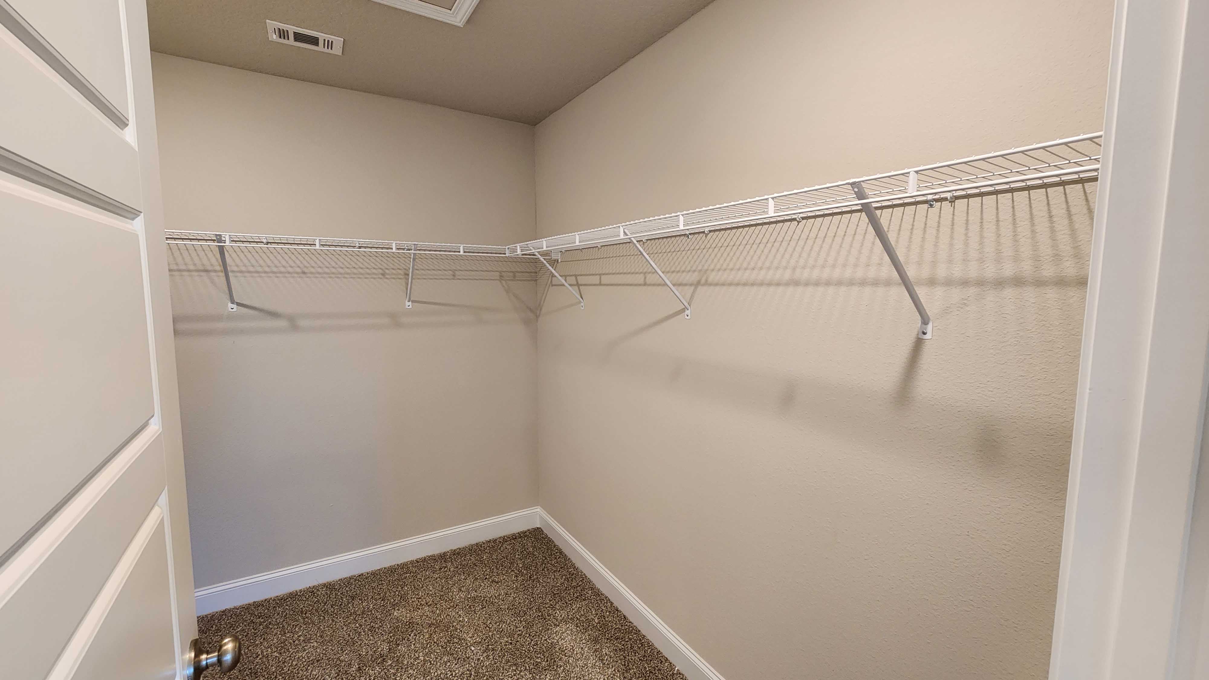 Spacious walk-in closet in The Cali.