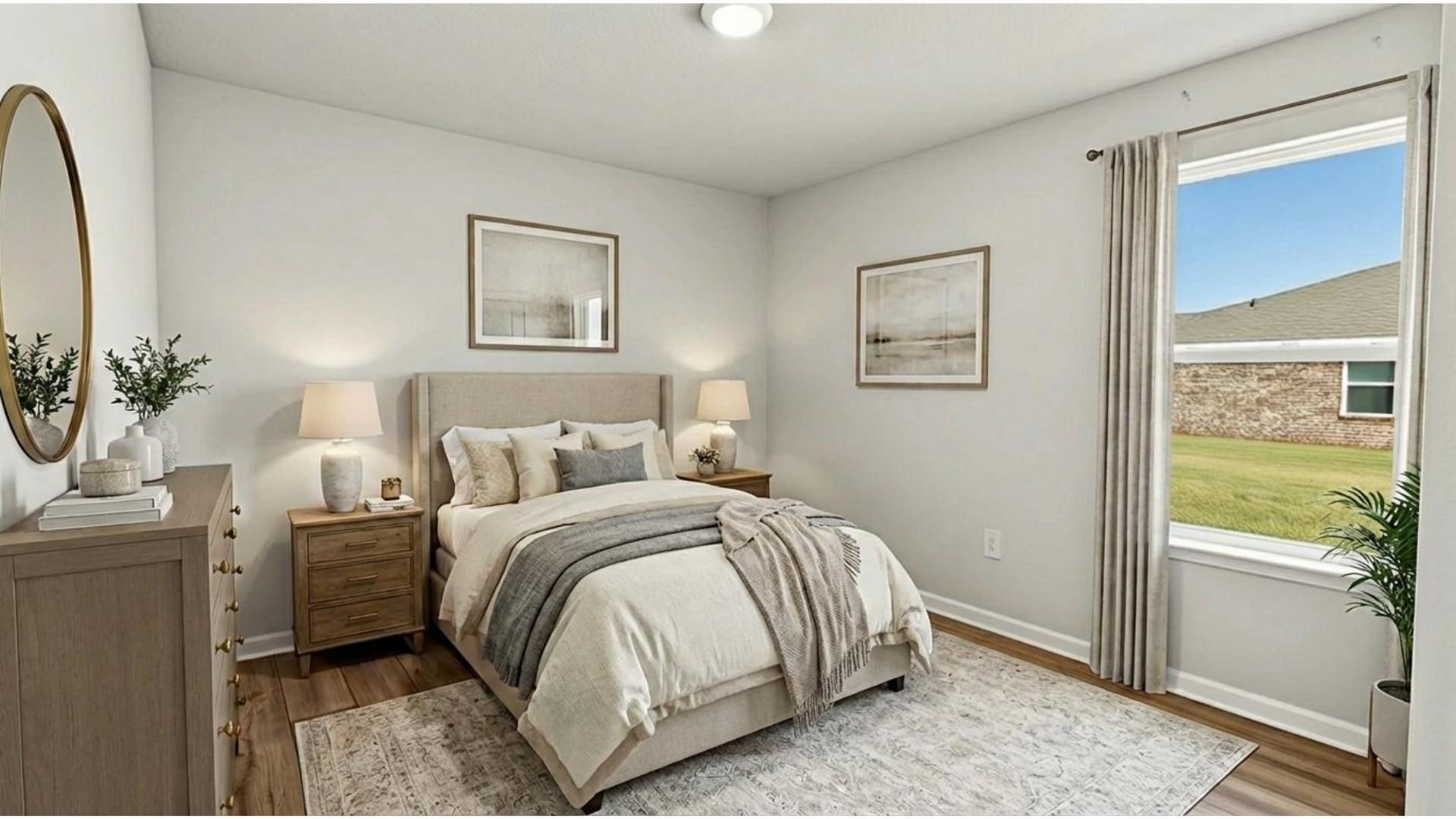 Bedroom 2 in the Aldridge.