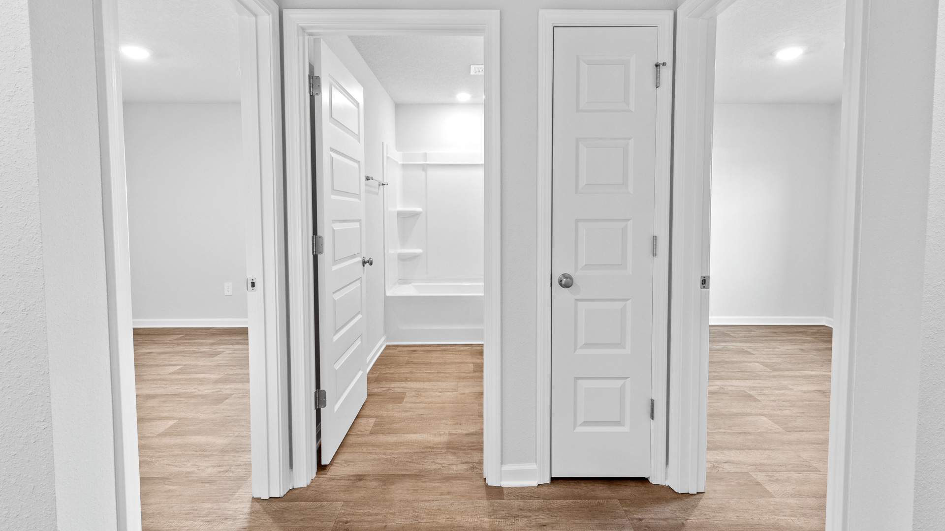 Entrance to bedrooms.