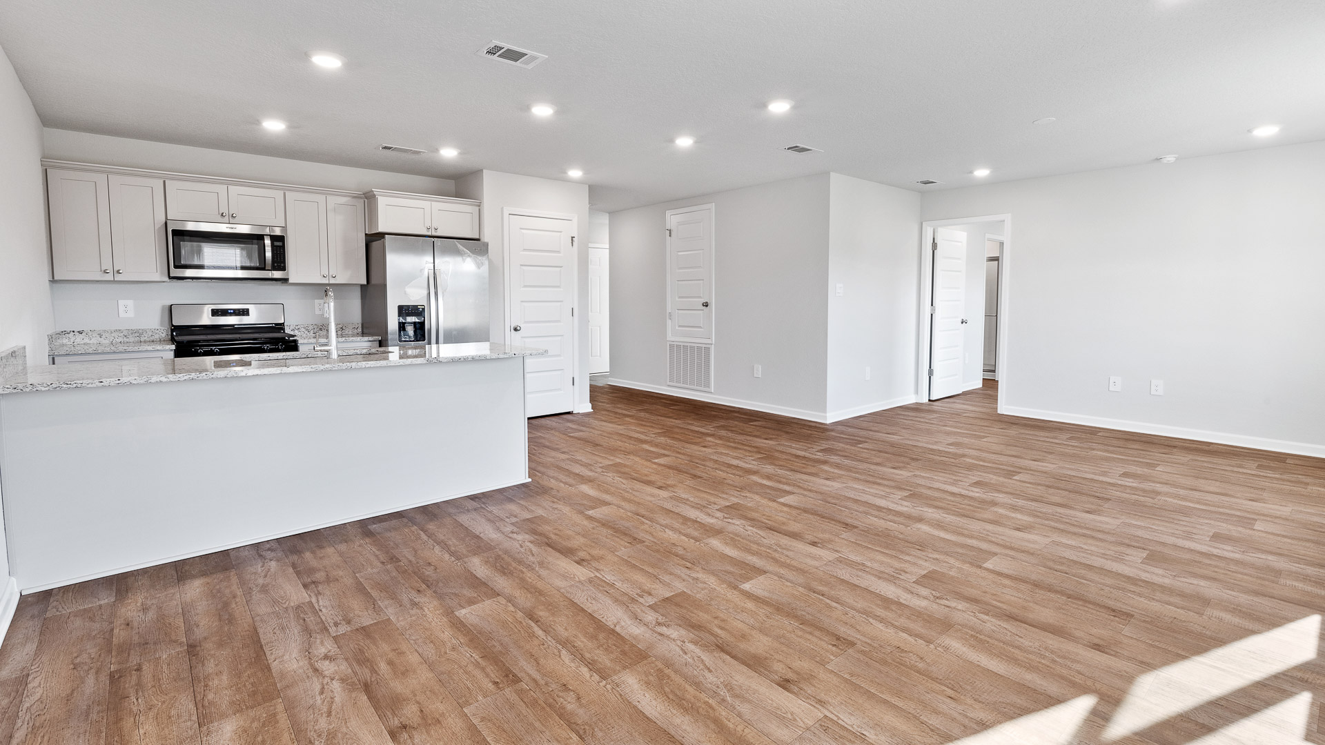 Breakfast nook in the kitchen of a Freeport.