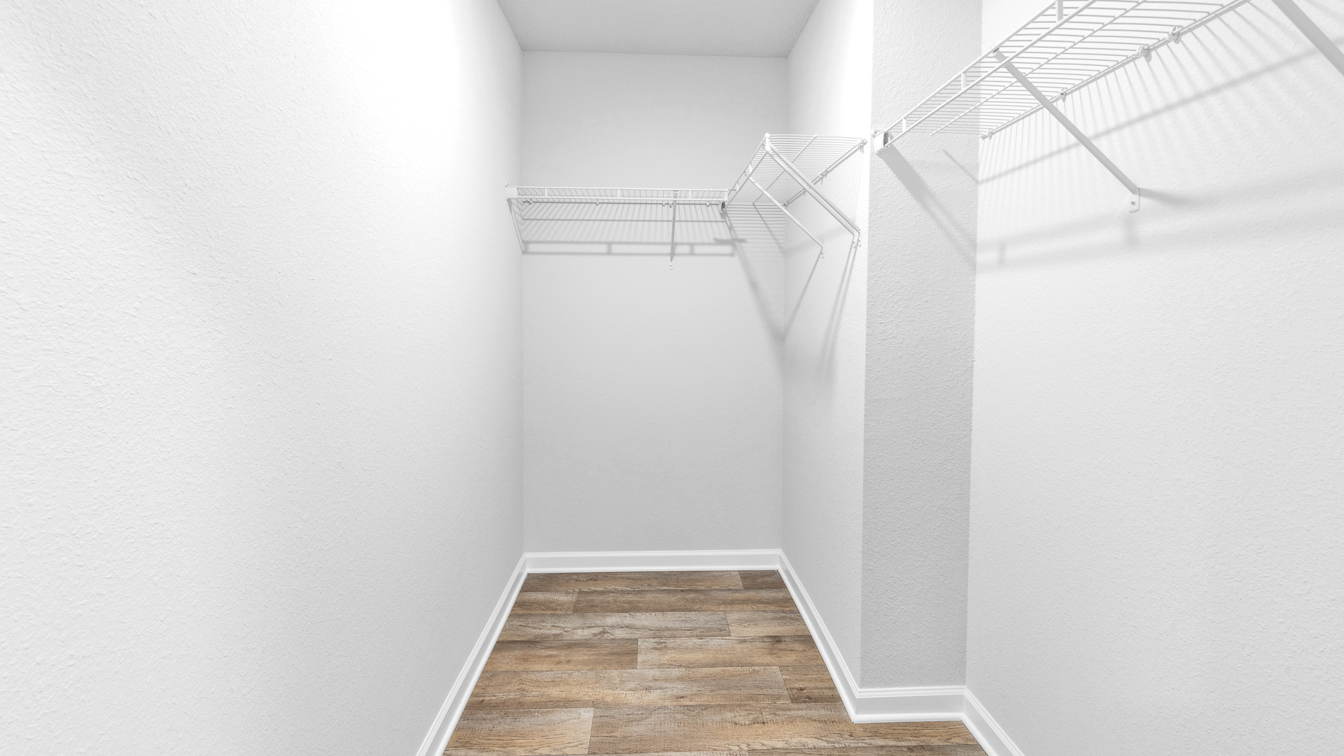 Primary closet in the Freeport.