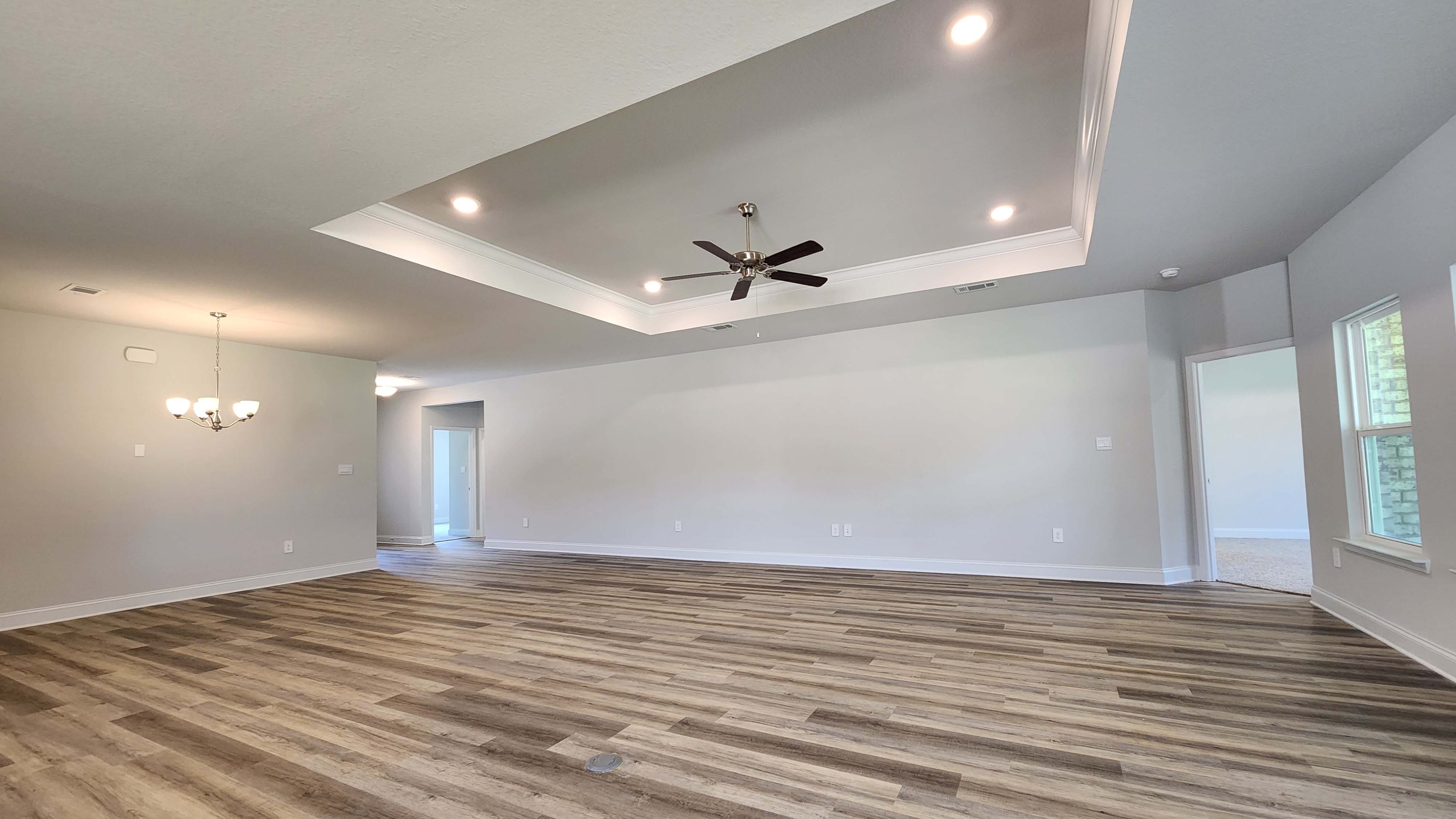 The Destin living area in Crane Landing.