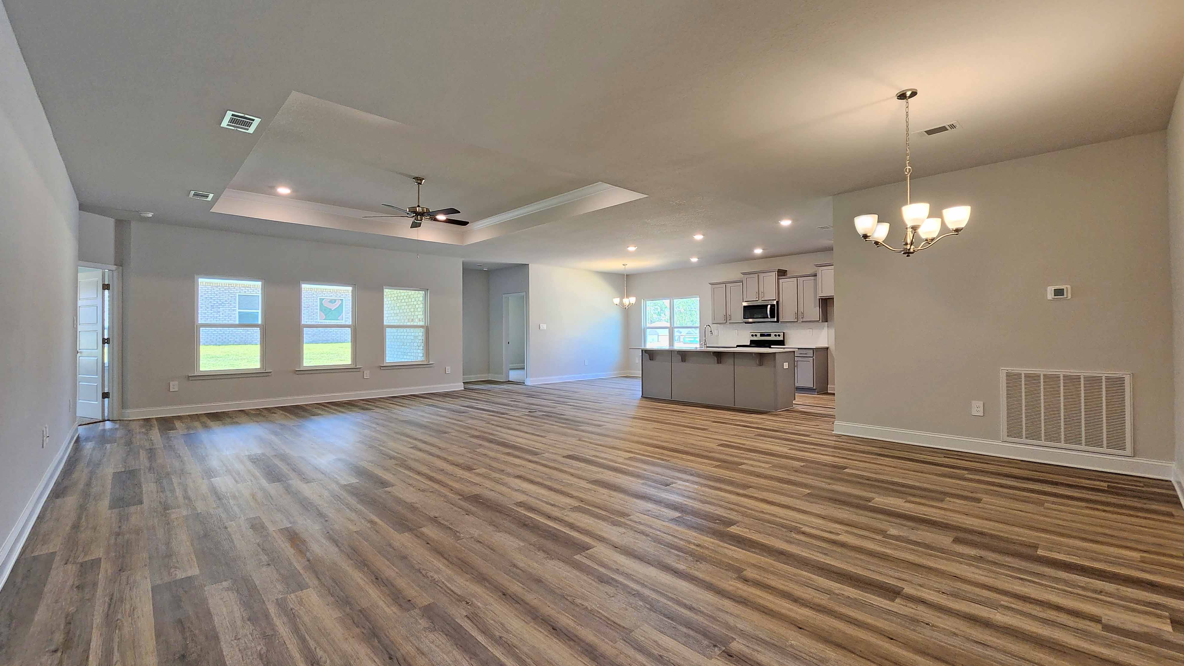 The Destin living area in Crane Landing.