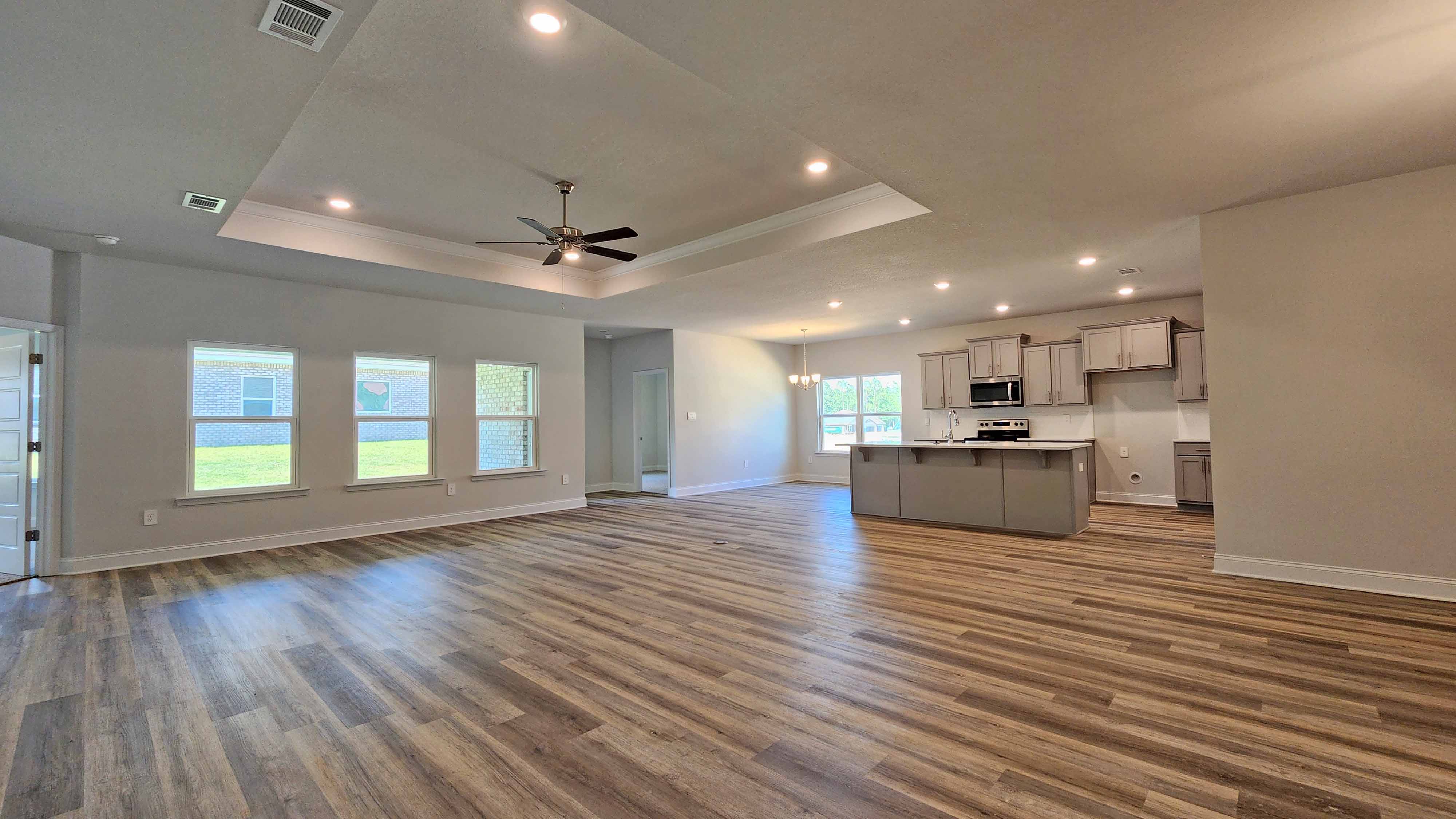 The Destin living area in Crane Landing.