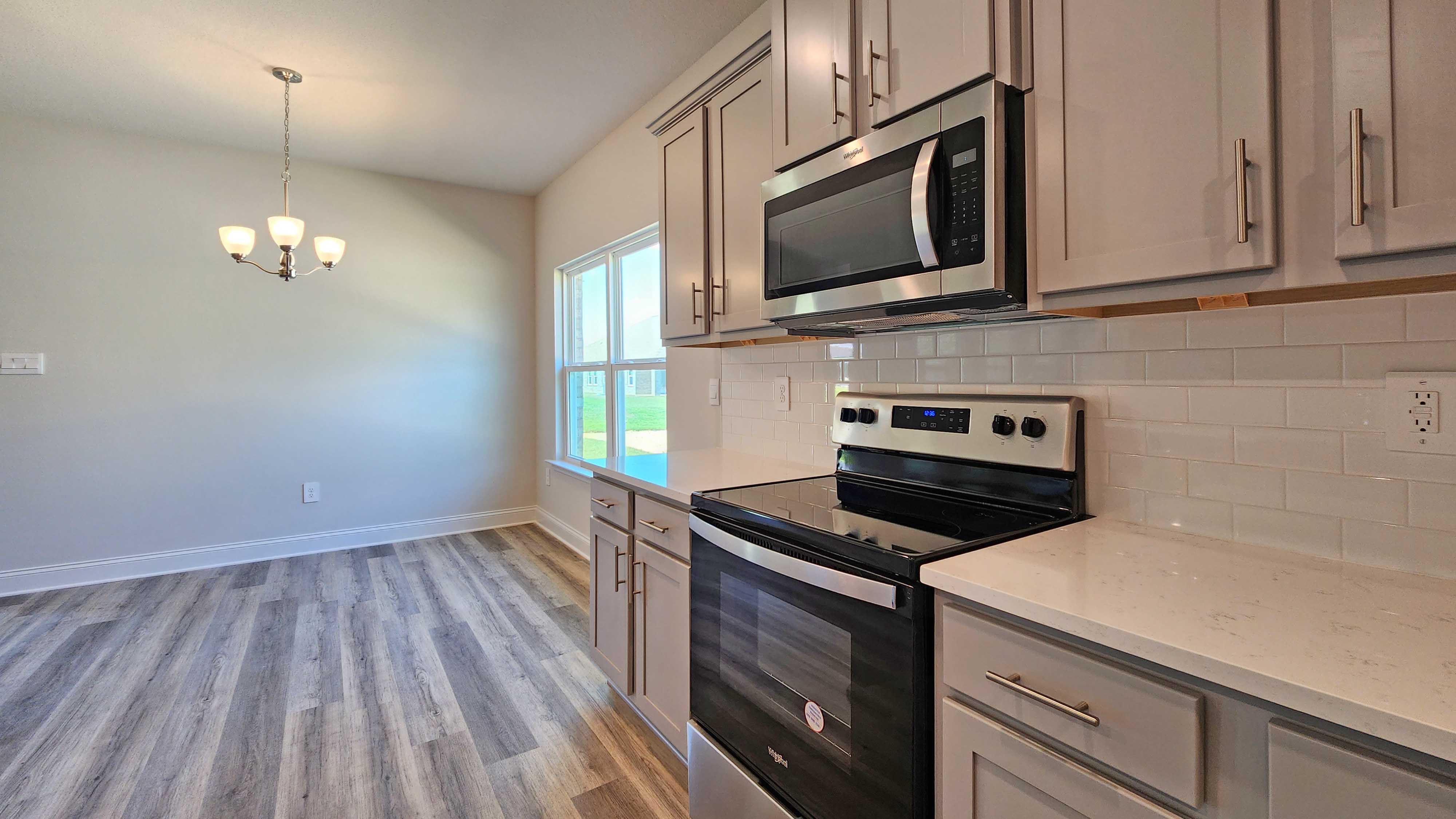 The Destin kitchen in Crane Landing.