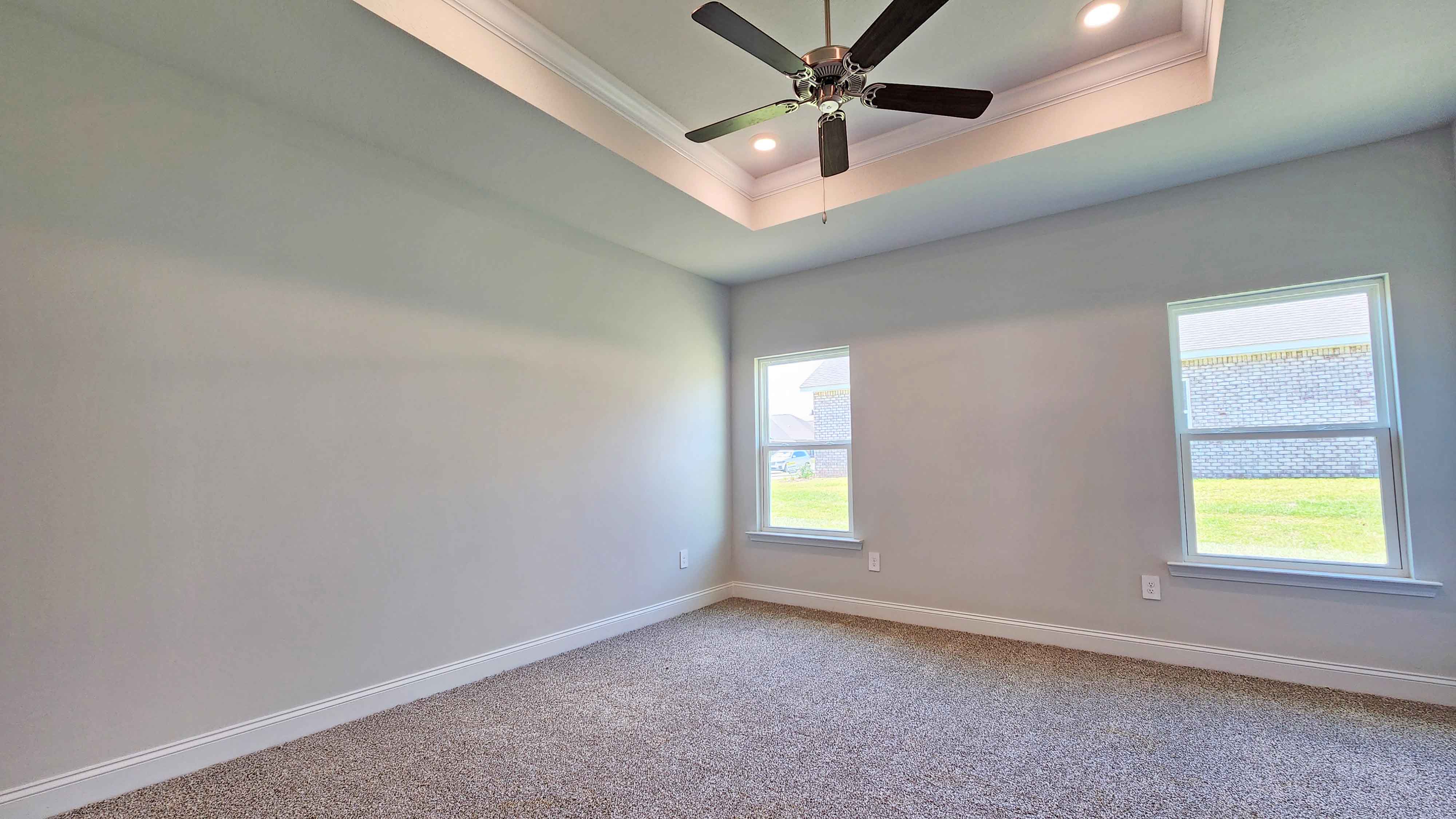 The Destin primary suite in Crane Landing.