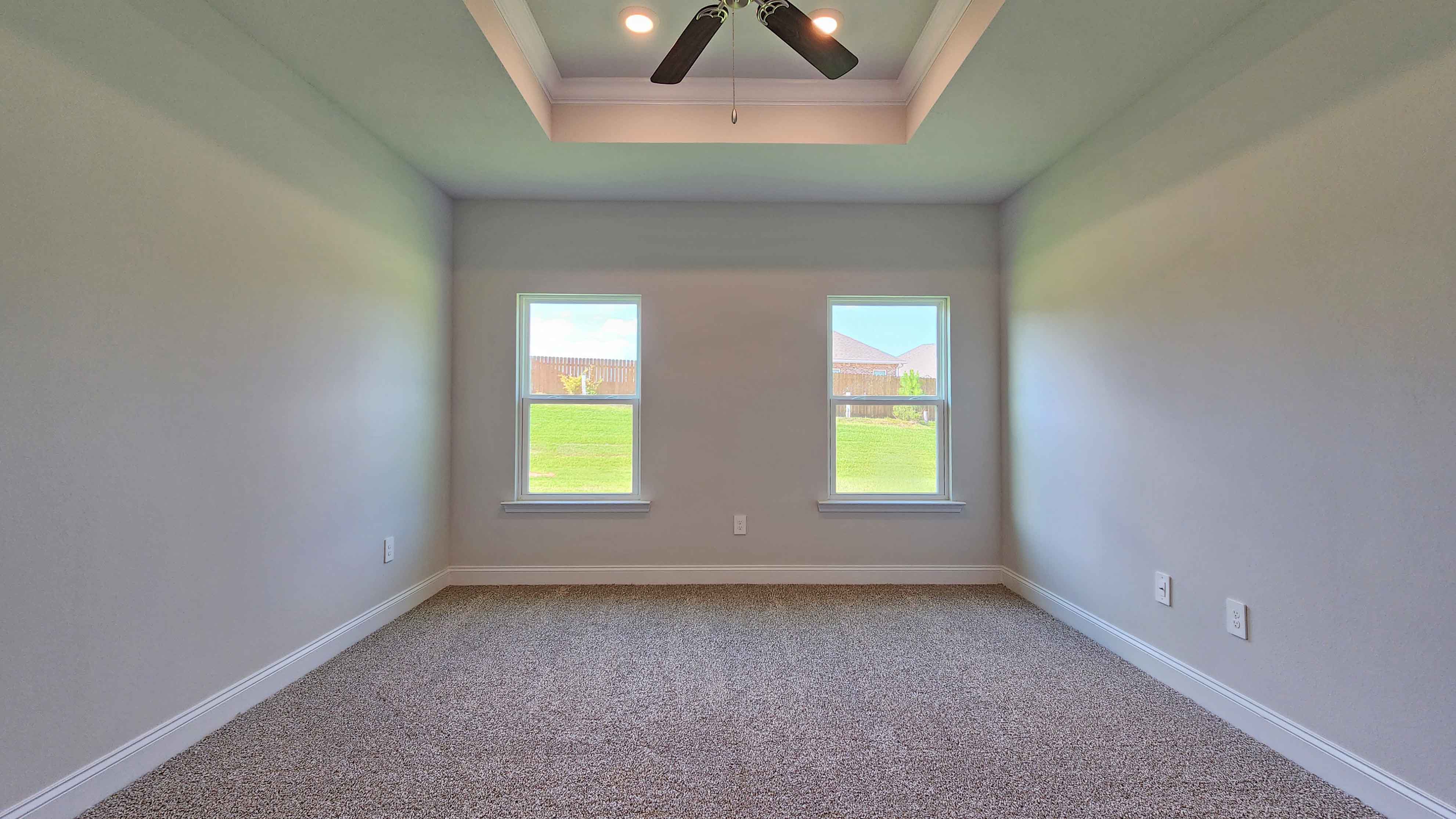 The Holly primary suite in Crane Landing.