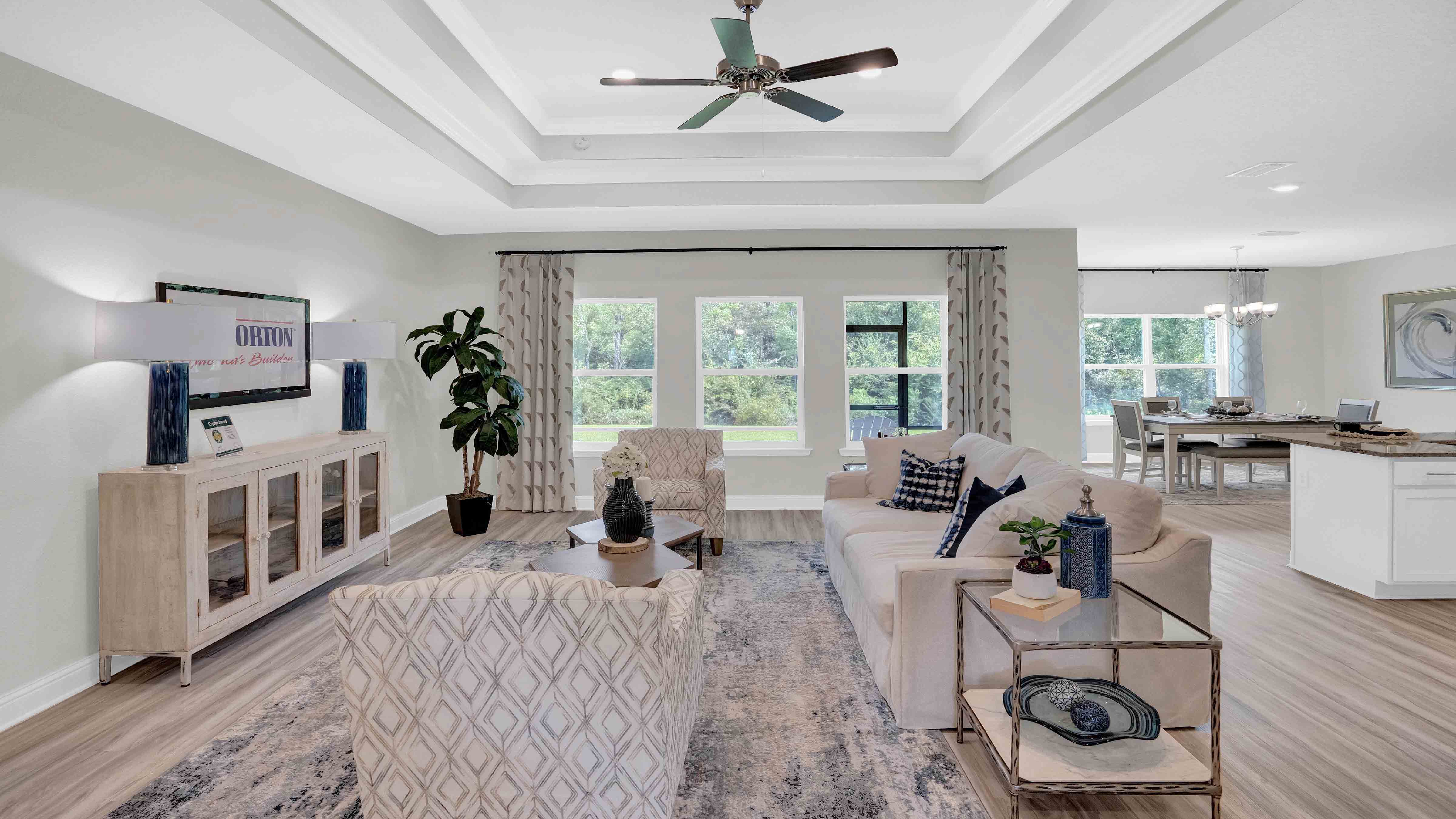 The Jasmine living area in Crane Landing.