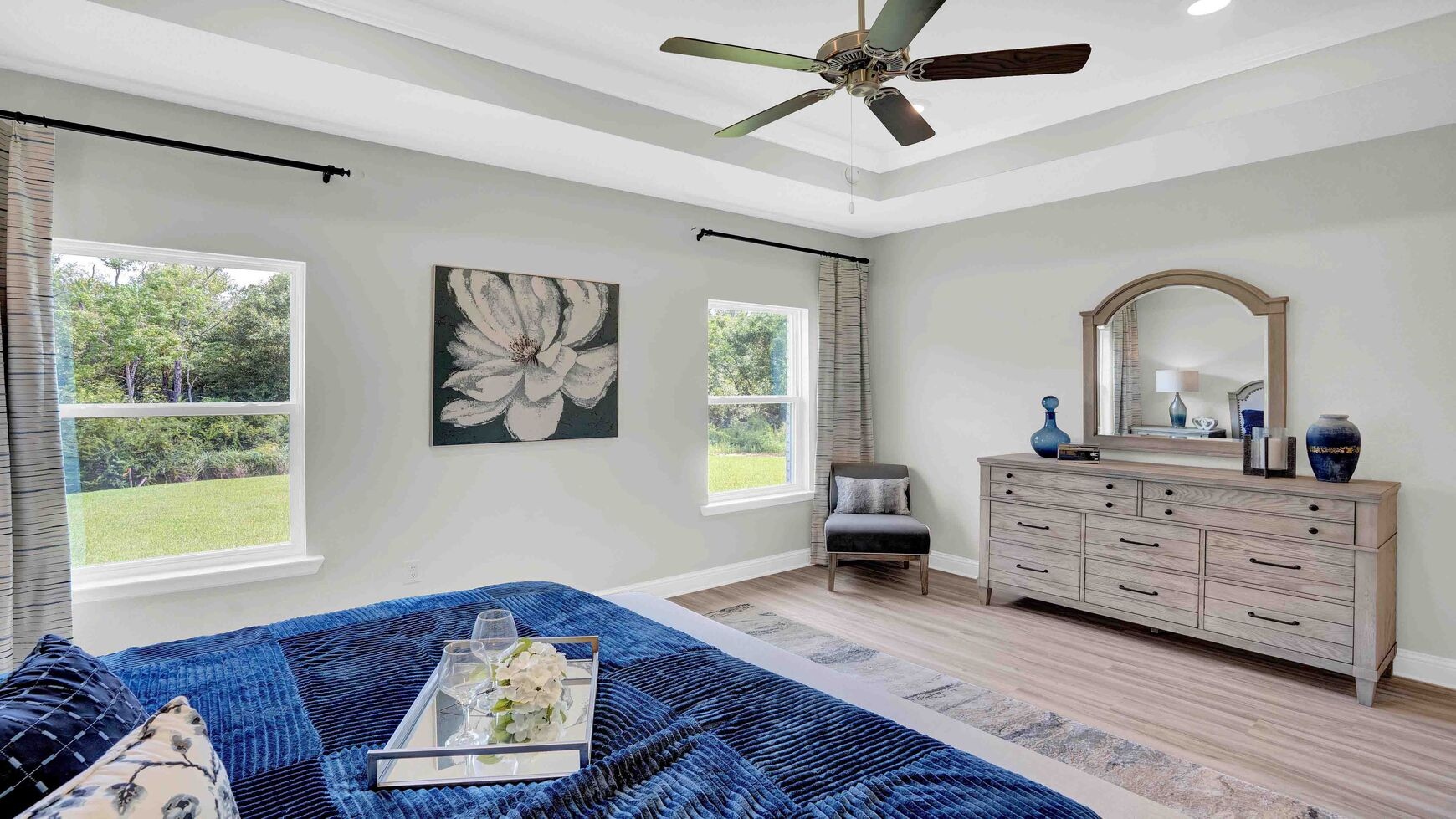 The Jasmine primary suite in Crane Landing.