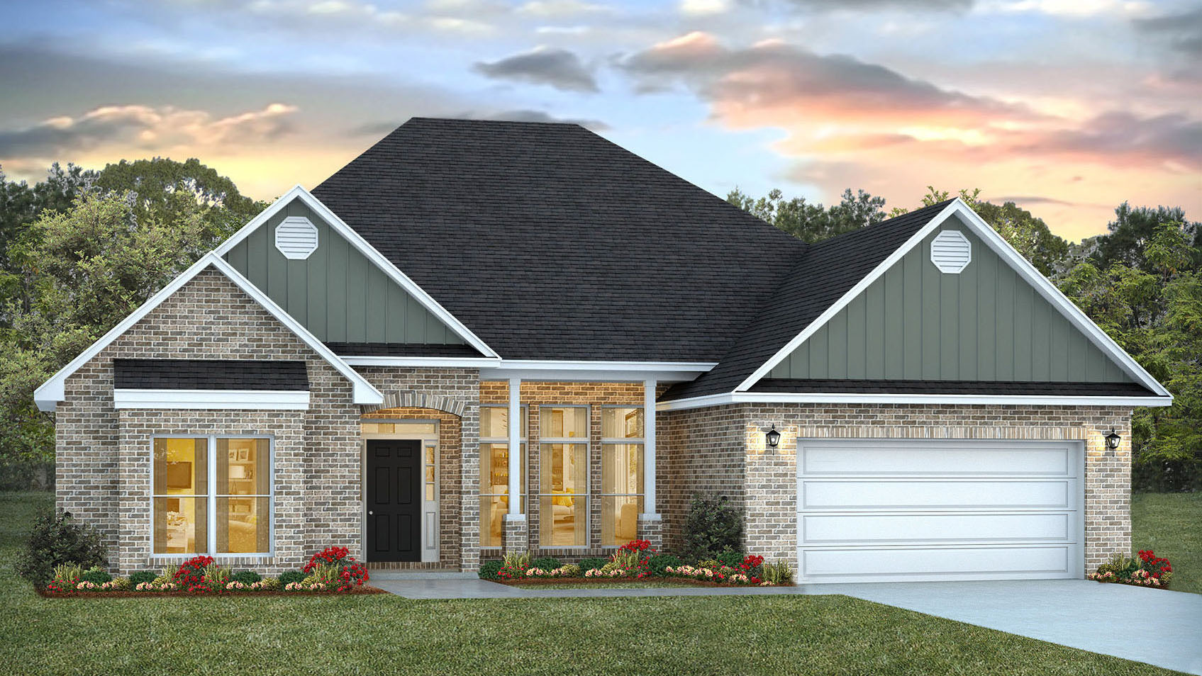 Floor Plan in Southern Belle Estates Ocean Springs, MS D.R. Horton