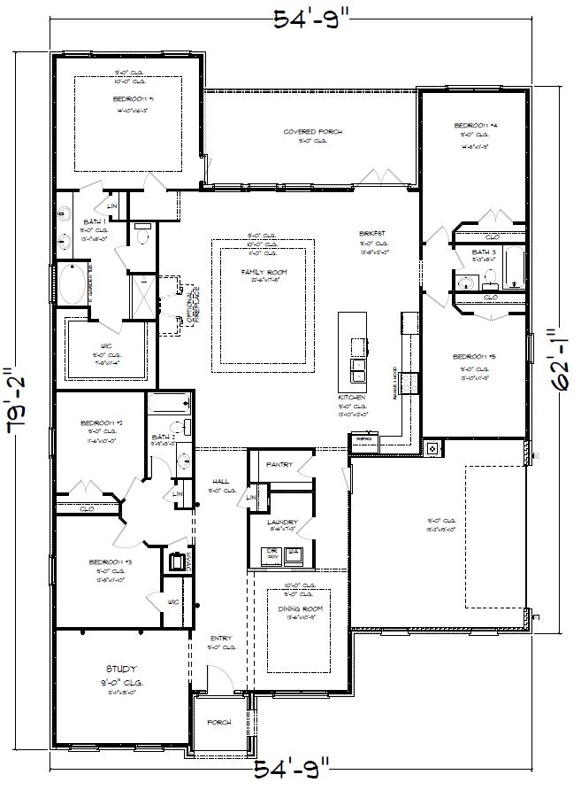 The McKenzie V Side Entry Floorplan