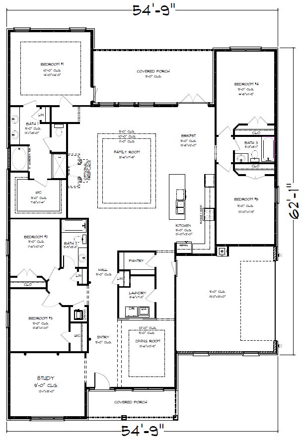The McKenzie R S Side Entry Floorplan