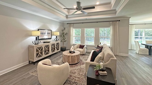 Stonebridge model home living area