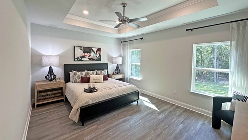 Stonebridge model home primary bedroom