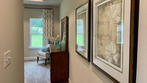 The Jasmine primary bedroom.