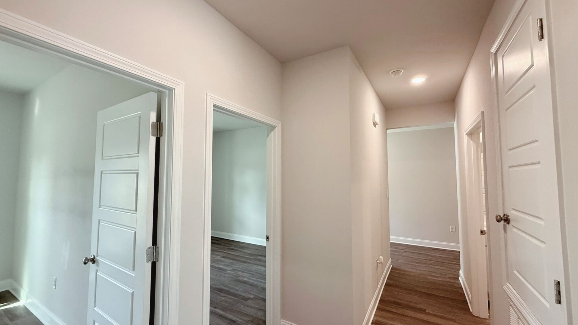 Hallway in between bedrooms.