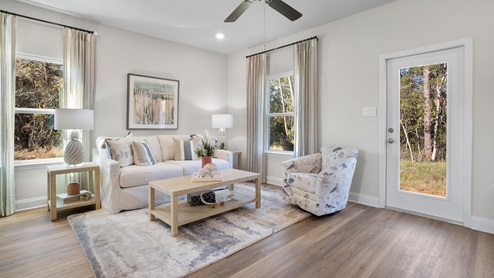 Living area at Pelican Landing.