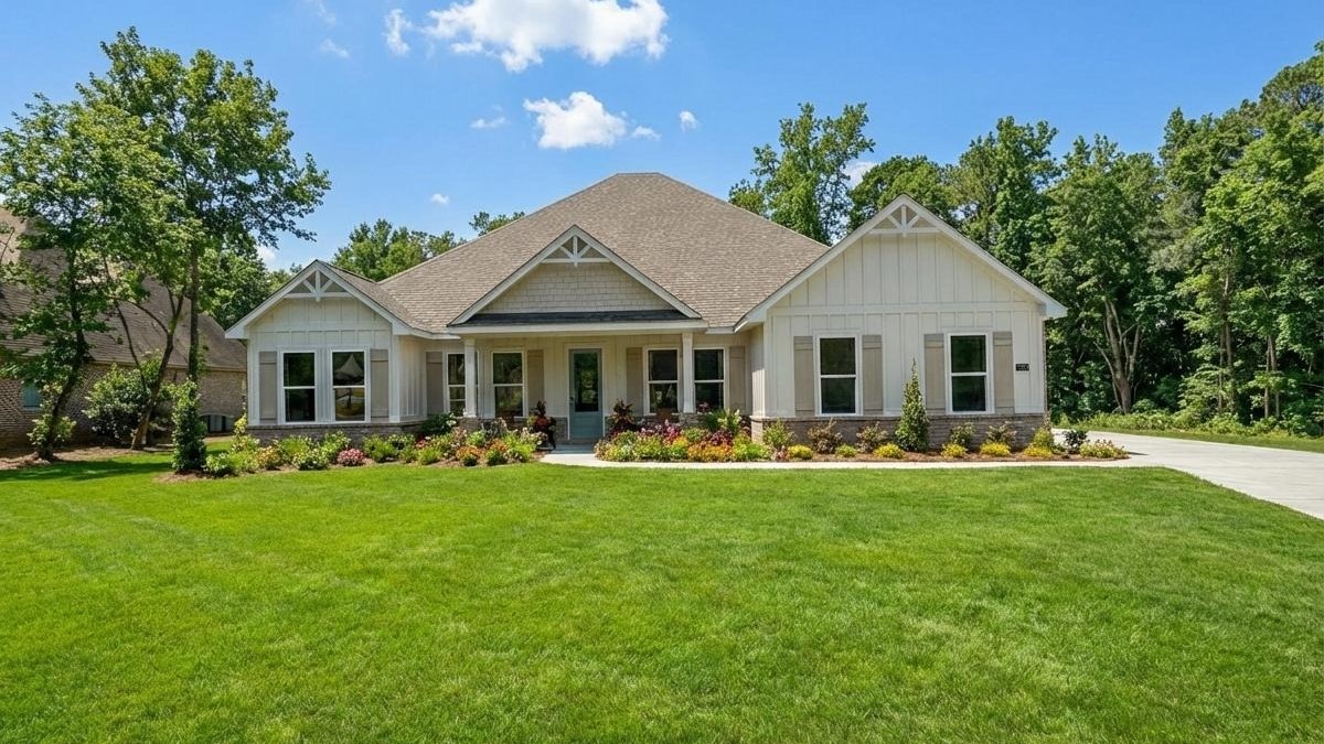 The Nadine model home at Magnolia Walk in Pass Christian, Mississippi.