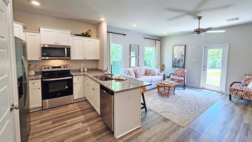 The Palm kitchen at Lost Garden Villas in Biloxi.