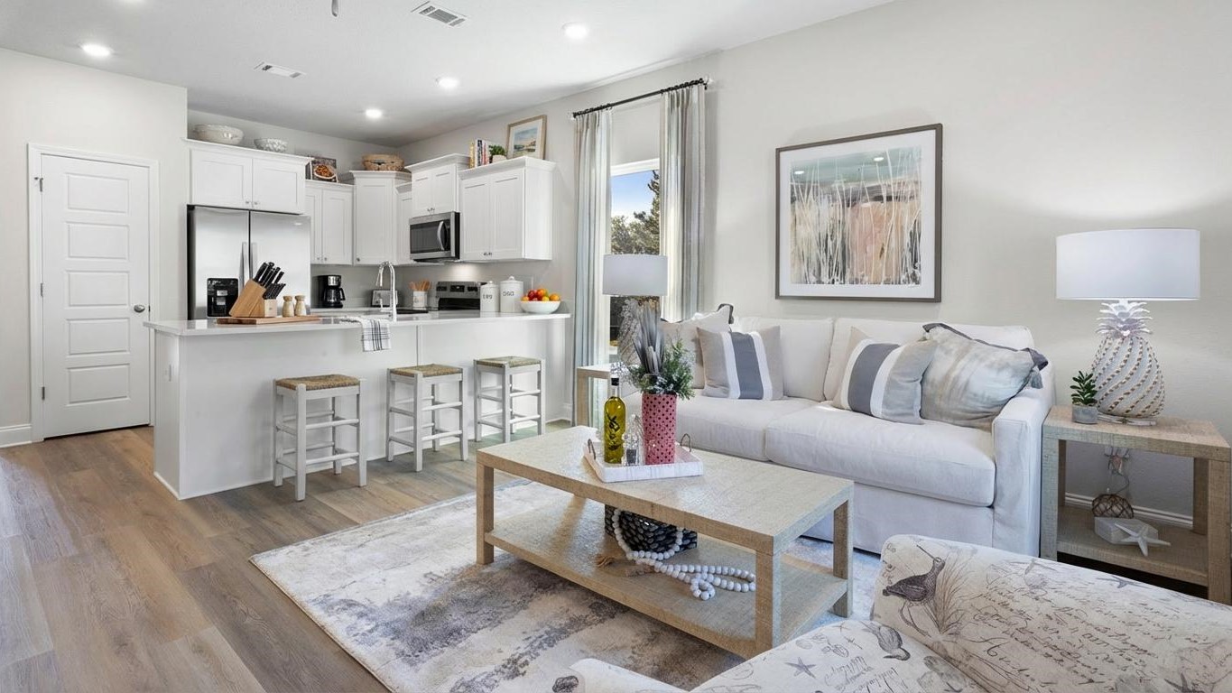 Open concept living space