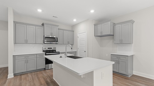 Sleek and luxurious kitchen inside the Jasmine