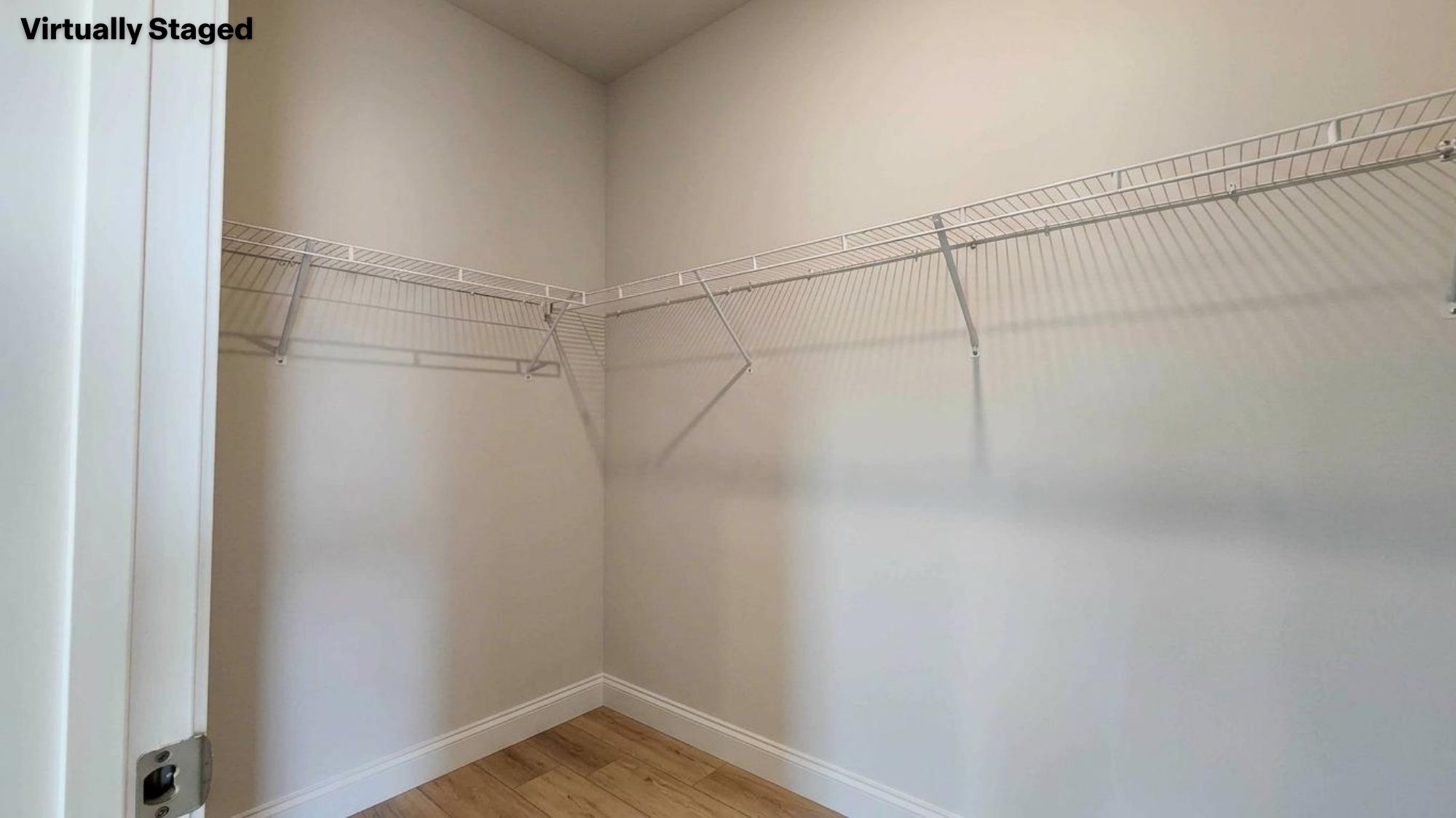 Large primary closet