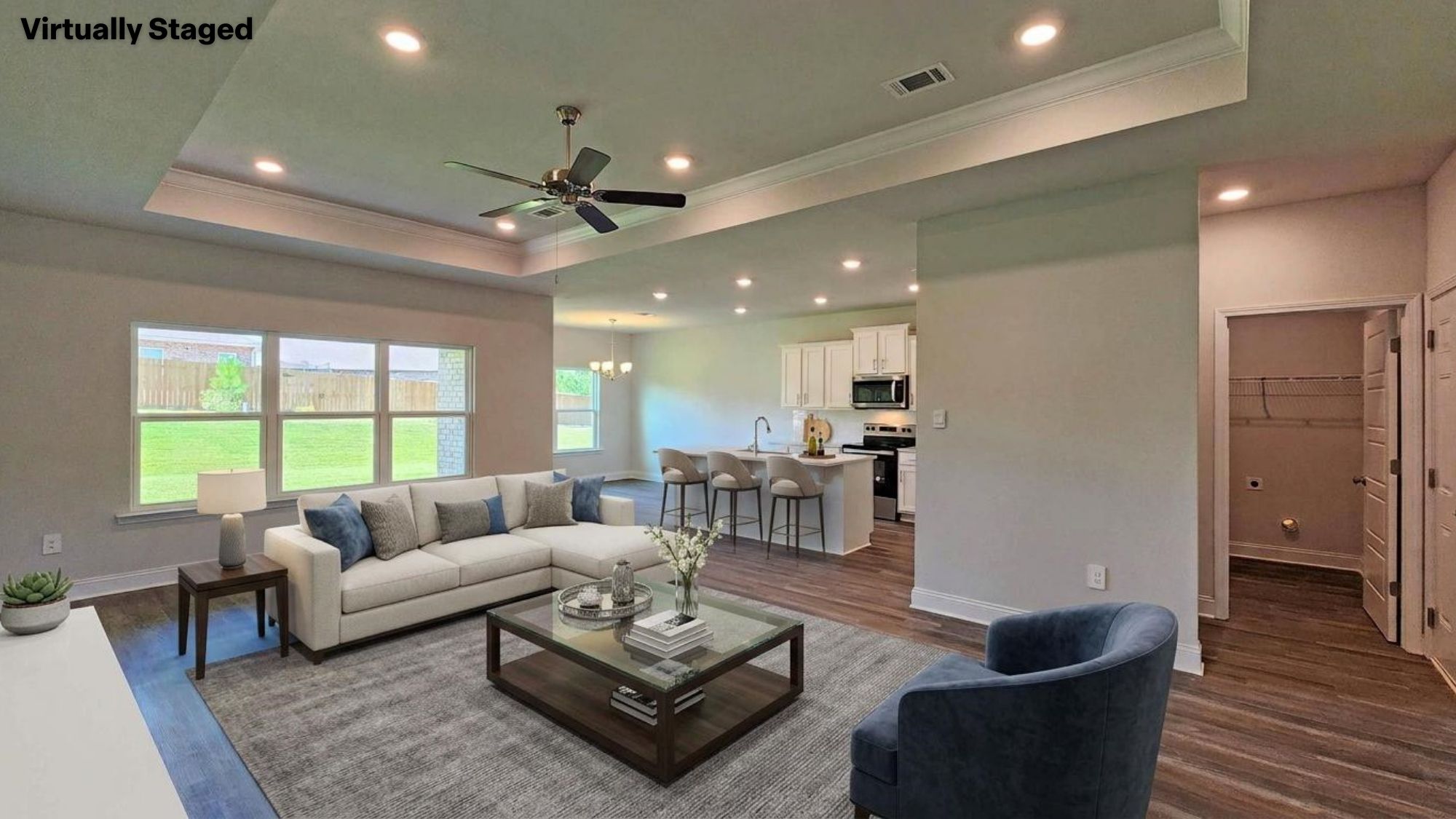 Open concept living space