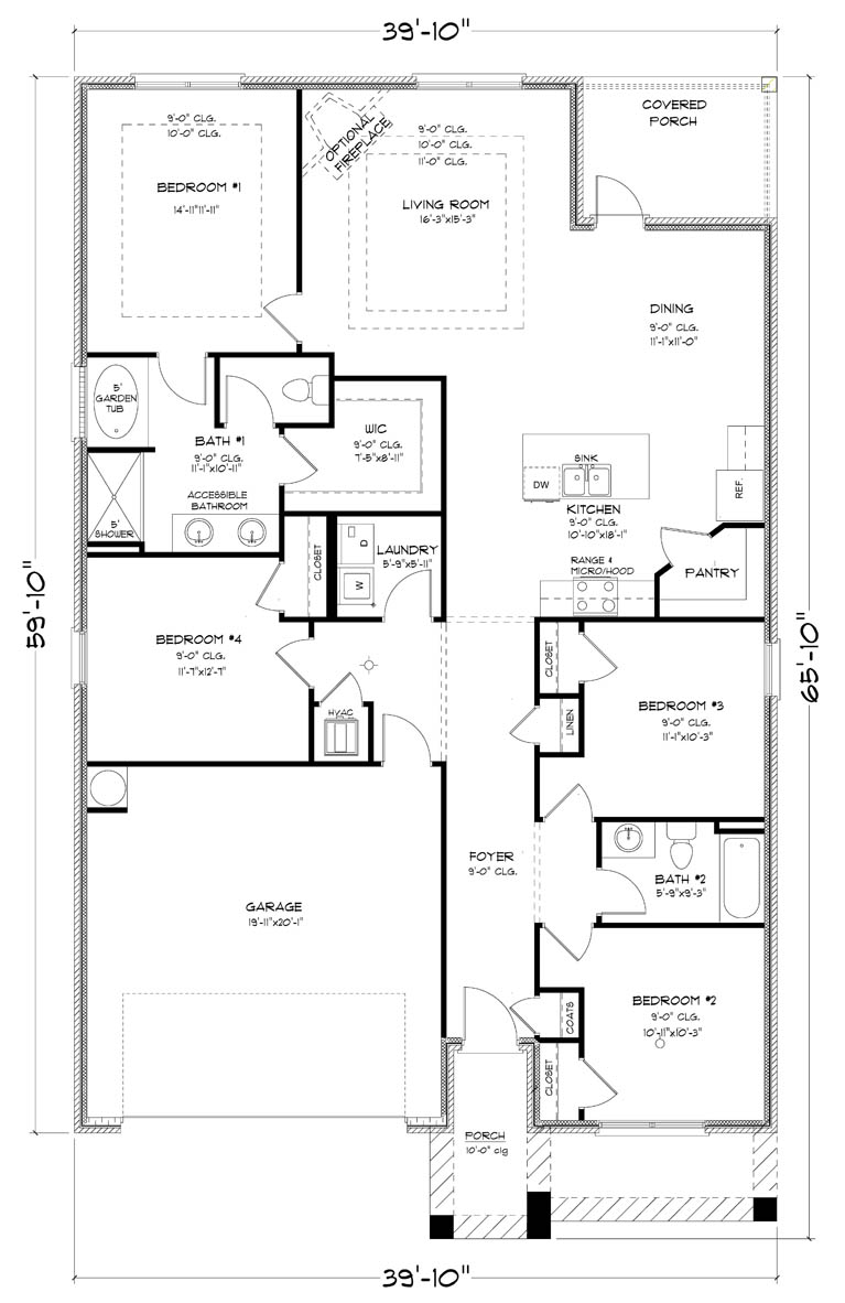 The Rhett D FE Floorplan