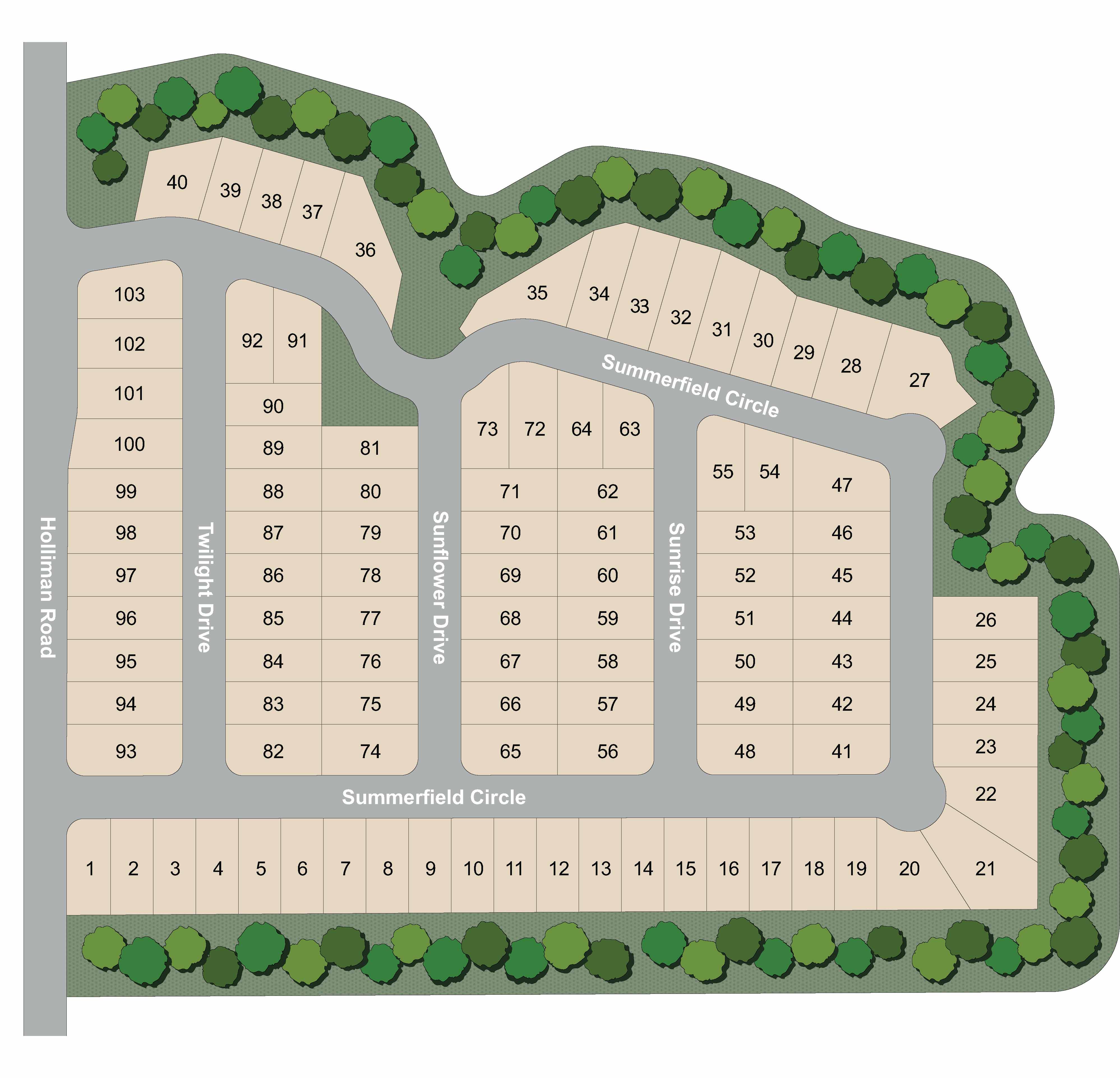 Static Lot Map