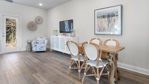 Open layout concept inside the Palm