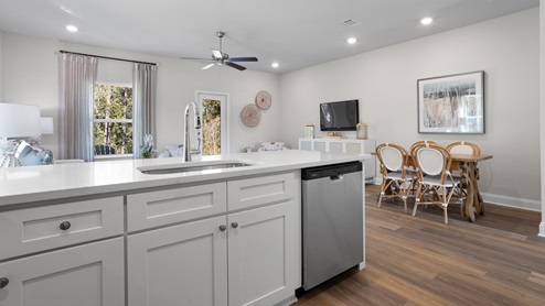 Entrance into the kitchen