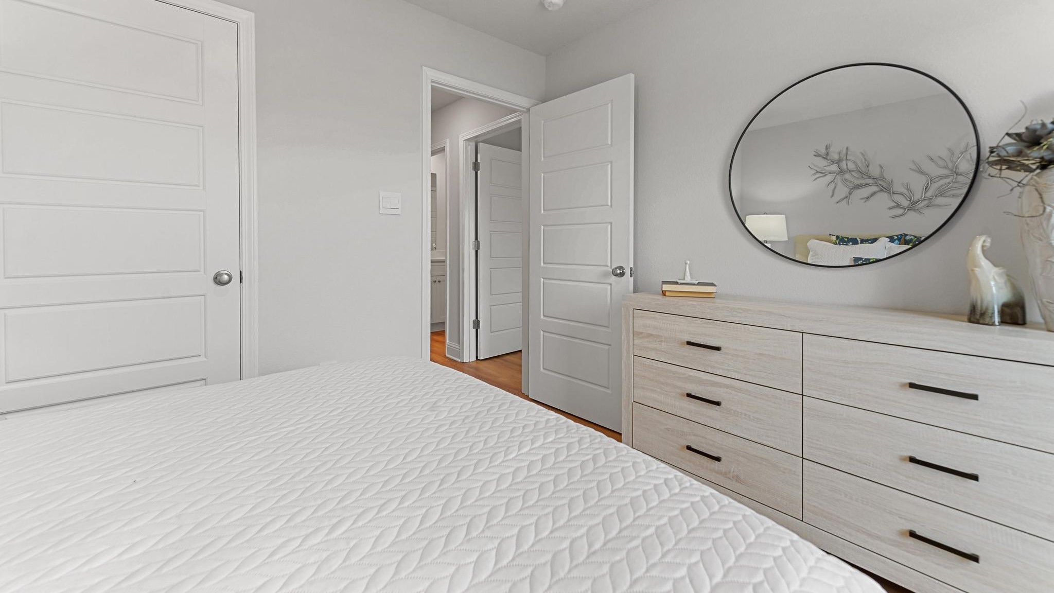 Bedroom with spacious closet