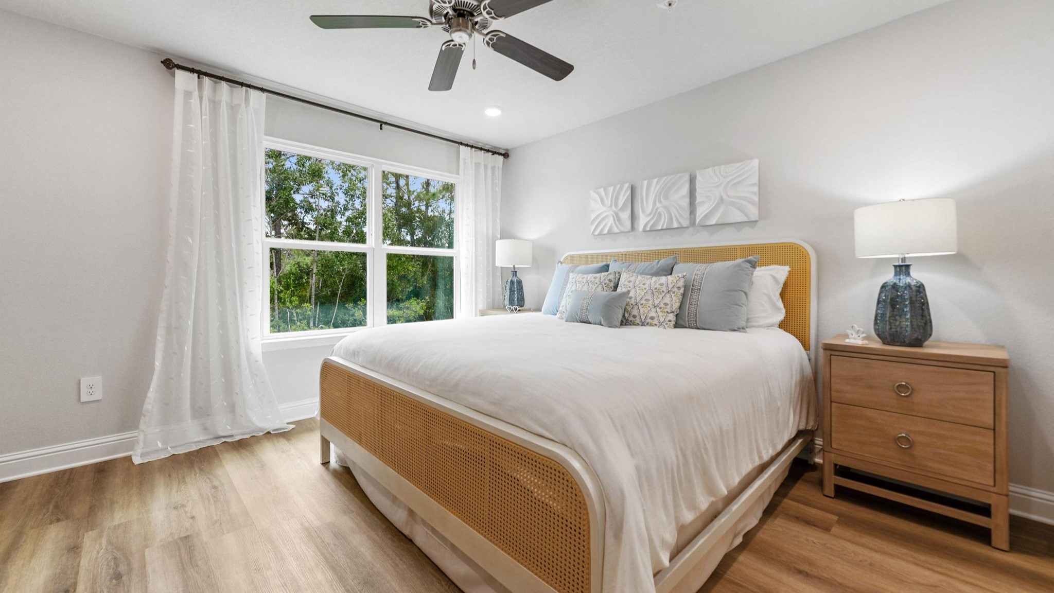 Large, open primary bedroom