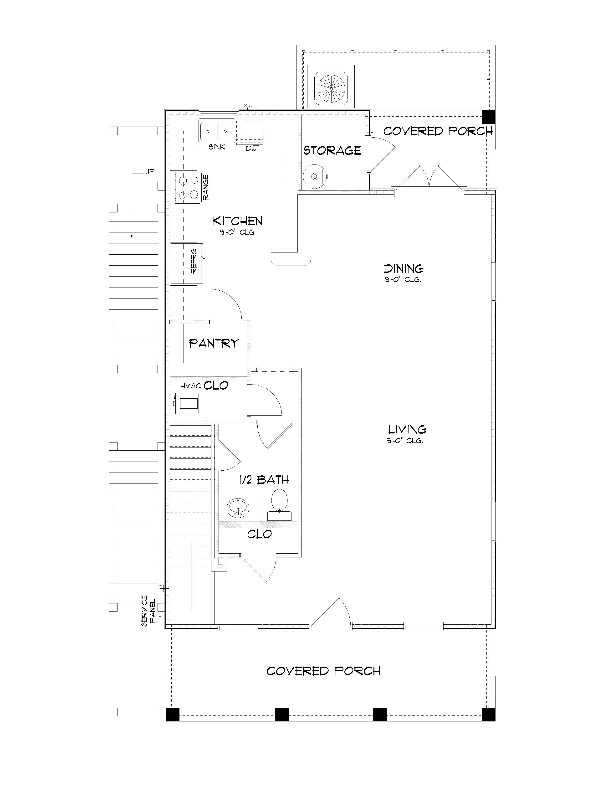The Savannah main floor.