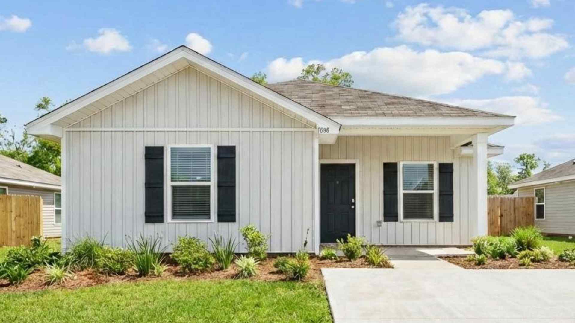The Allanton A16 model home at 7th Street in Gulfport, Mississippi