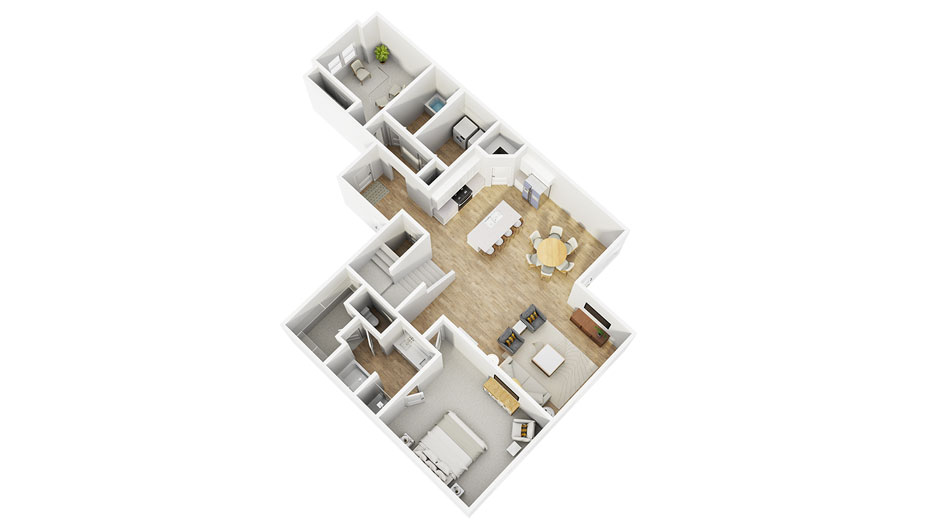 The Midland floorplan rendering