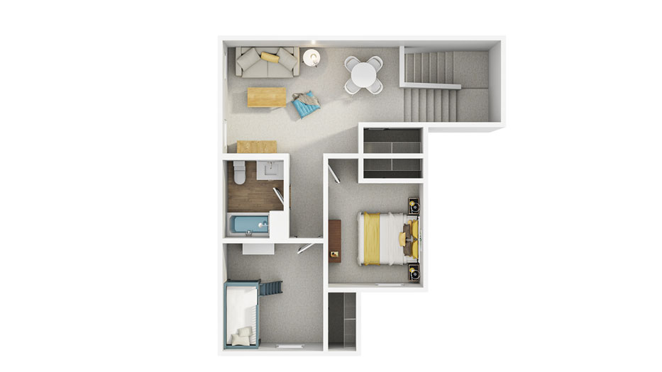 The Midland floorplan rendering