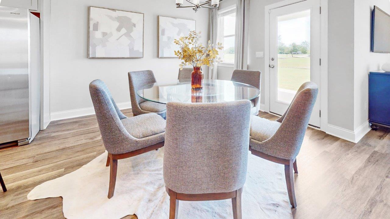 Stylish kitchen with stainless steel appliances and large island