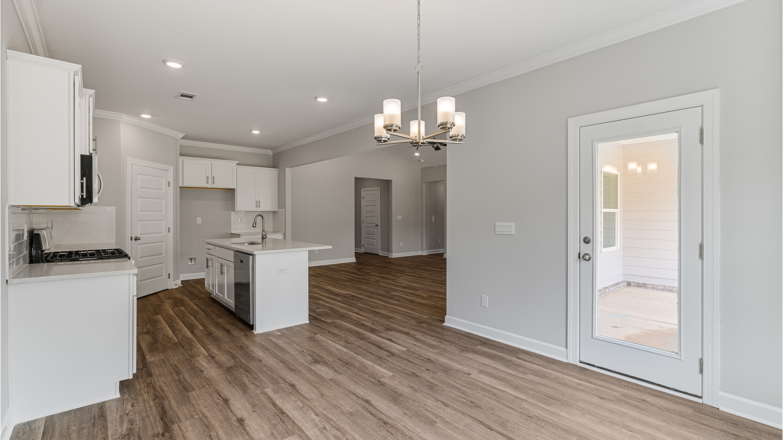 Campbell floorplan with LVP flooring, Quartz countertops, and SmartHome technology