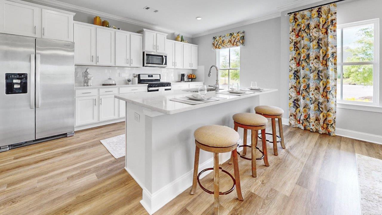 Carroll floorplan with LVP Flooring, Quartz countertops, and SmartHome technology