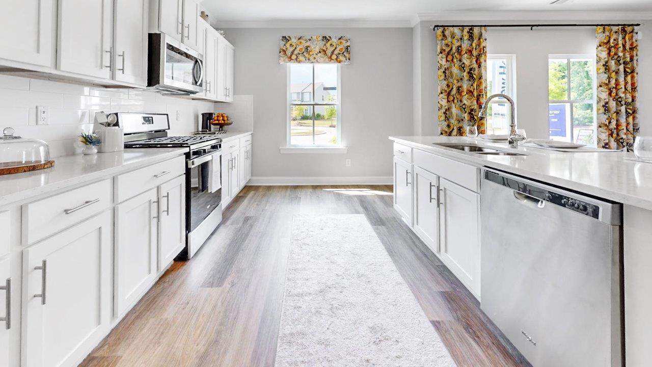 Carroll floorplan with LVP Flooring, Quartz countertops, and SmartHome technology