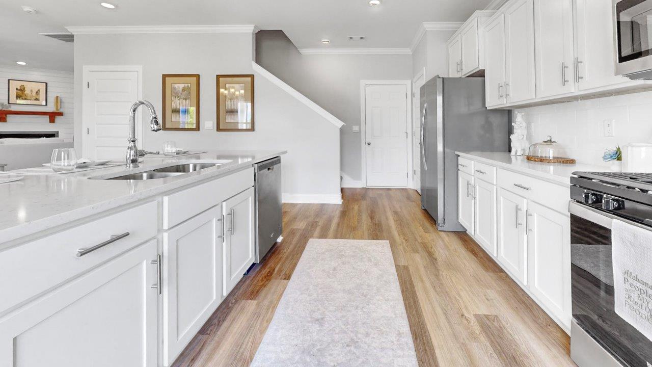 Carroll floorplan with LVP Flooring, Quartz countertops, and SmartHome technology
